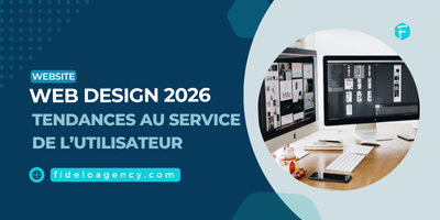 Web design 2026 : des tendances au service de l’expérience et de la performance article Fidelo Agency